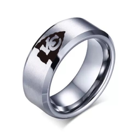 Other - Silver Titanium Kansas City Chiefs Ring